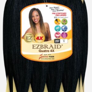 EZ BRAID HAIR 4X. 52" Pre-stretched.
