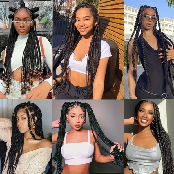 EZ BRAID HAIR 4X. 52" Pre-stretched.