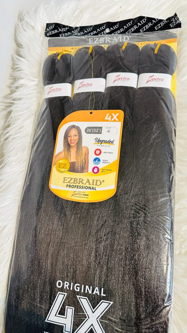 EZ BRAID HAIR 4X. 52" Pre-stretched.