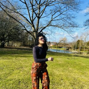 Women African Print Wide Leg