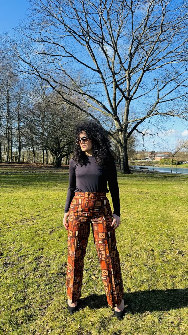 Women African Print Wide Leg