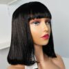 100% human hair bob wig