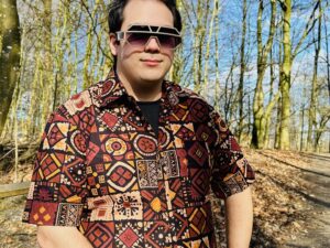Vintage African Print Short Sleeve