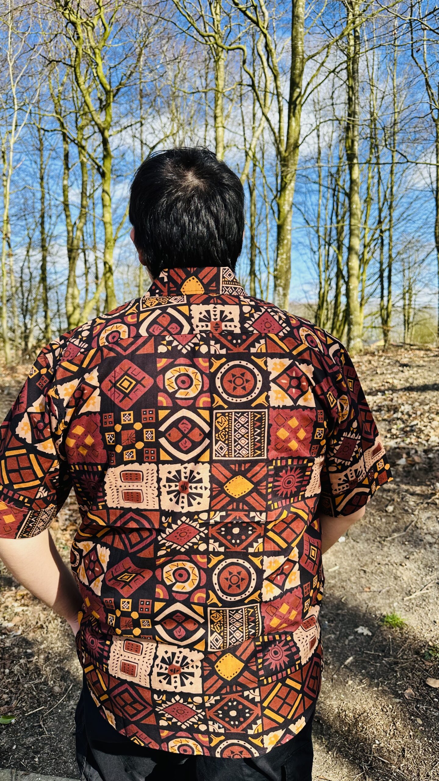 Vintage African Print Short Sleeve - Billede 2