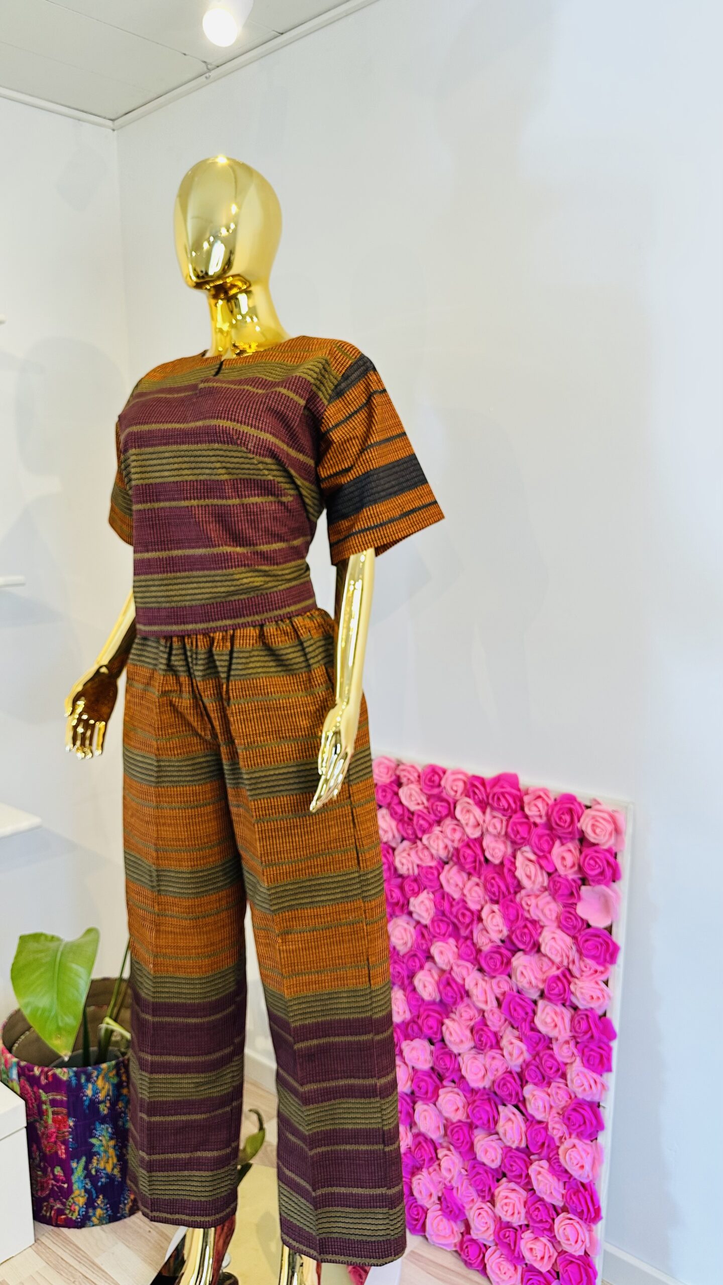 African Print 2 Piece Set - Billede 2