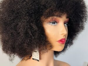 Alternative view of Brazilian Afro Kinky Wig