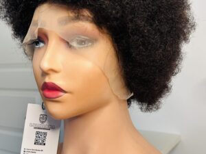 Alternative view of Natural 4C Human Hair Wig