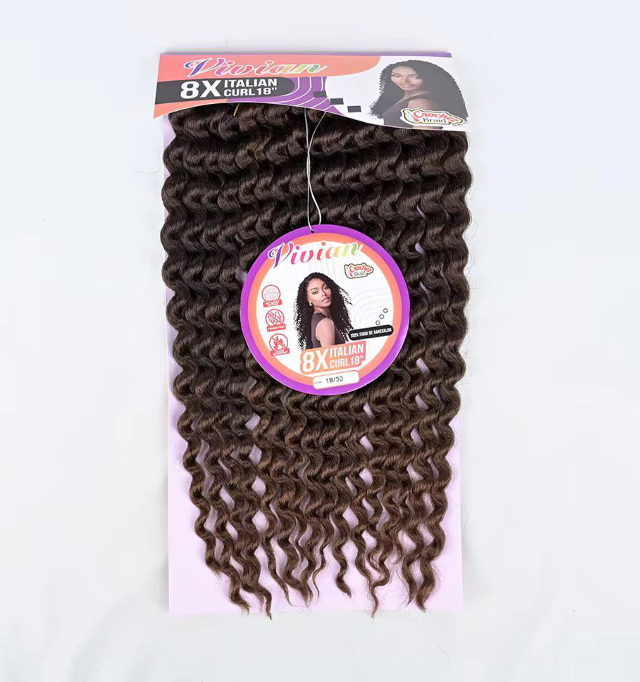 Italian Curls Braid – 8X Pack 28” - Billede 3