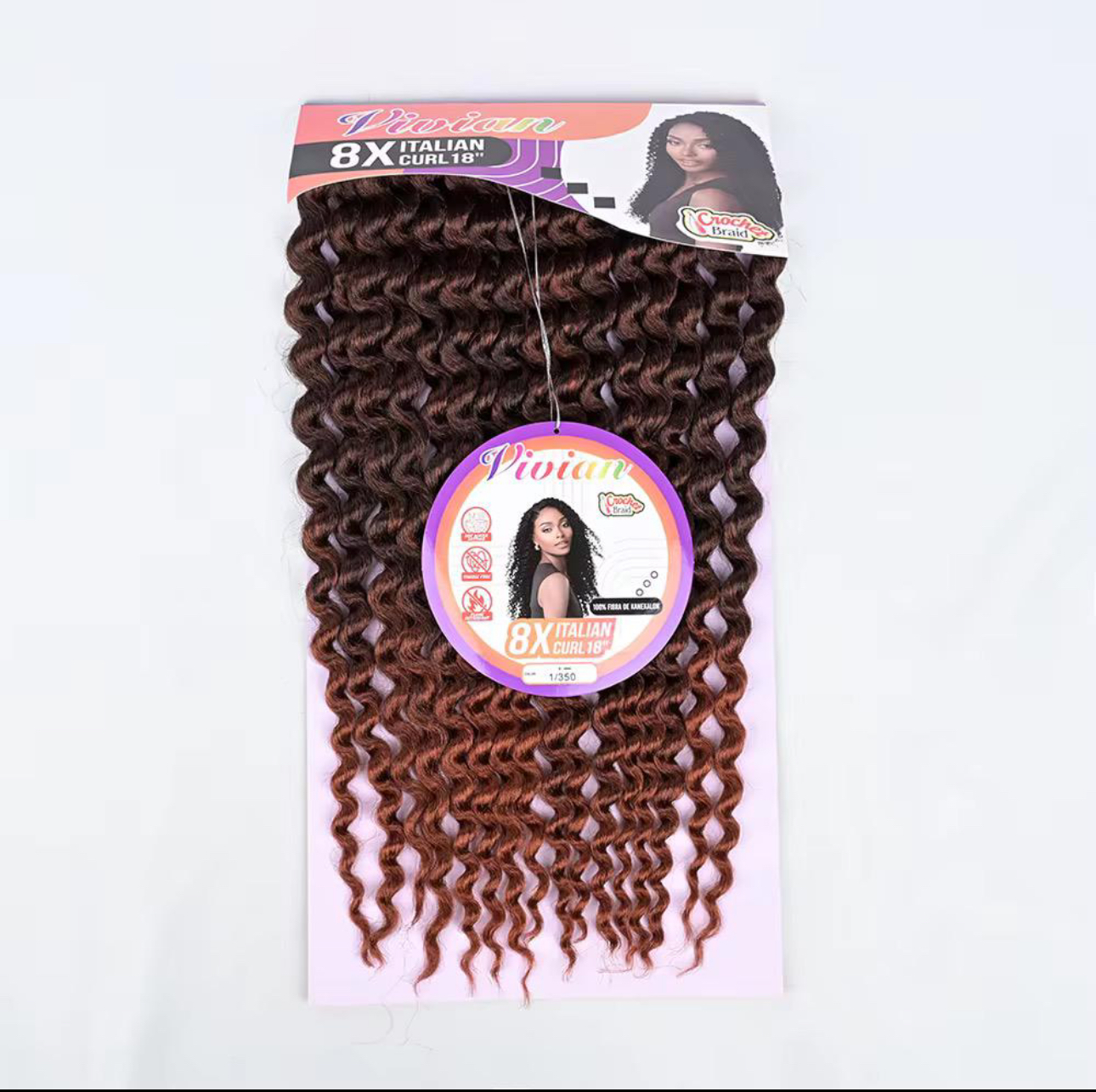 Italian Curls Braid – 8X Pack 28” - Billede 5