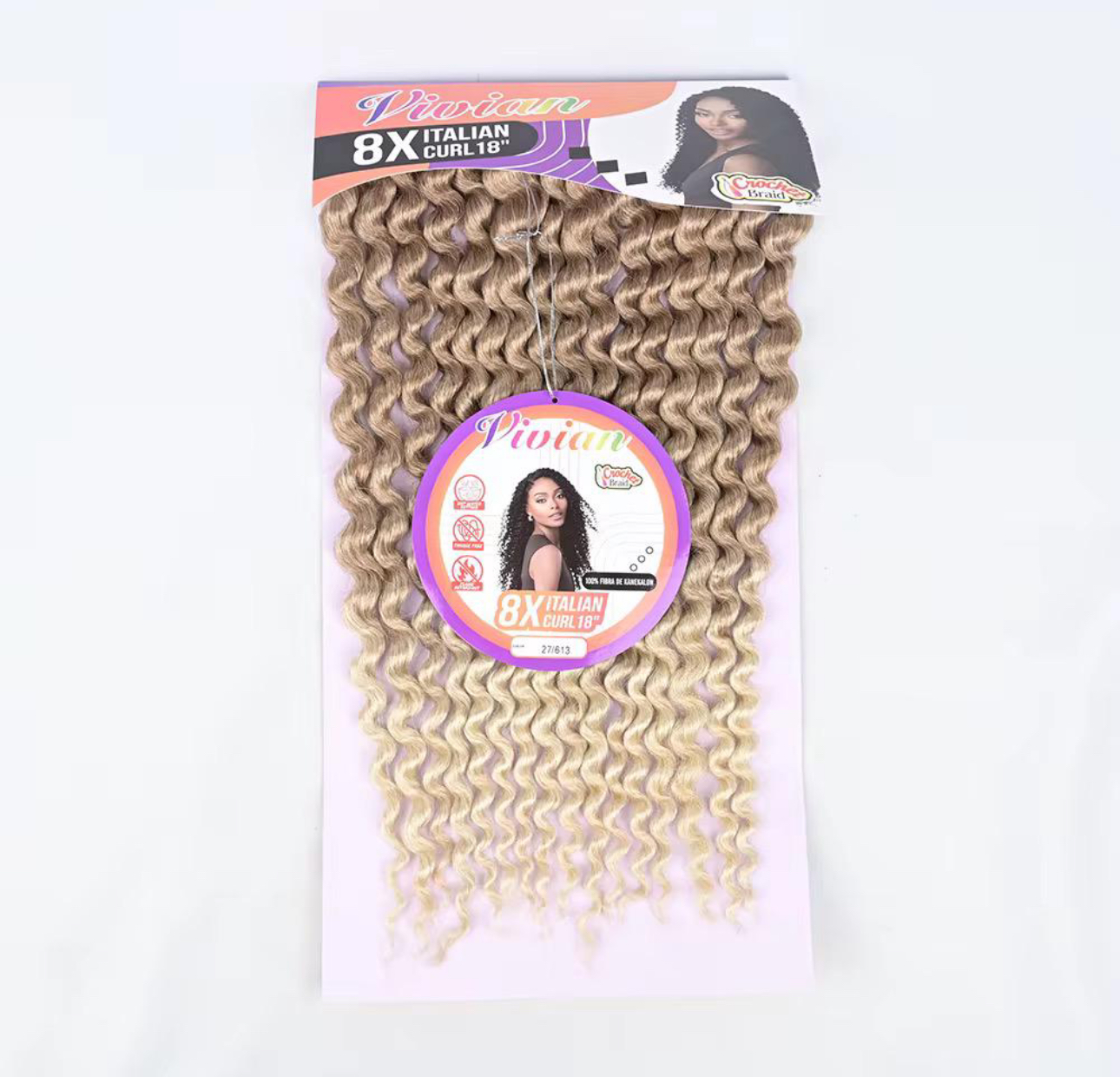 Italian Curls Braid – 8X Pack 28” - Billede 6