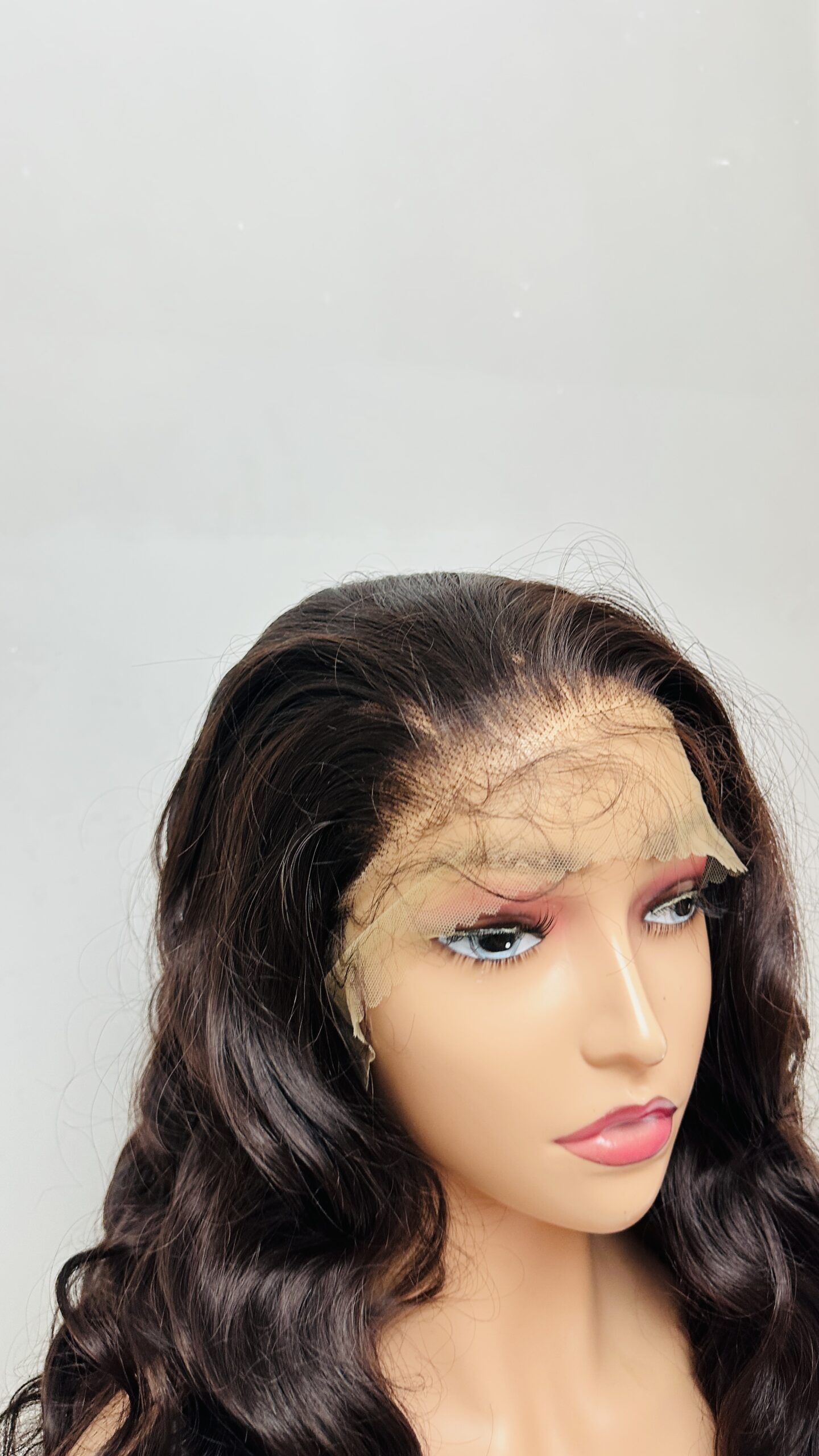 Premium Heat Resistant Synthetic Fiber. 6×13 Lace Frontal - Billede 5