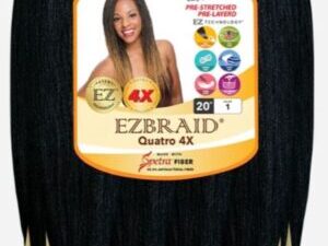 EZ BRAID HAIR 4X. 52″ Pre-stretched.