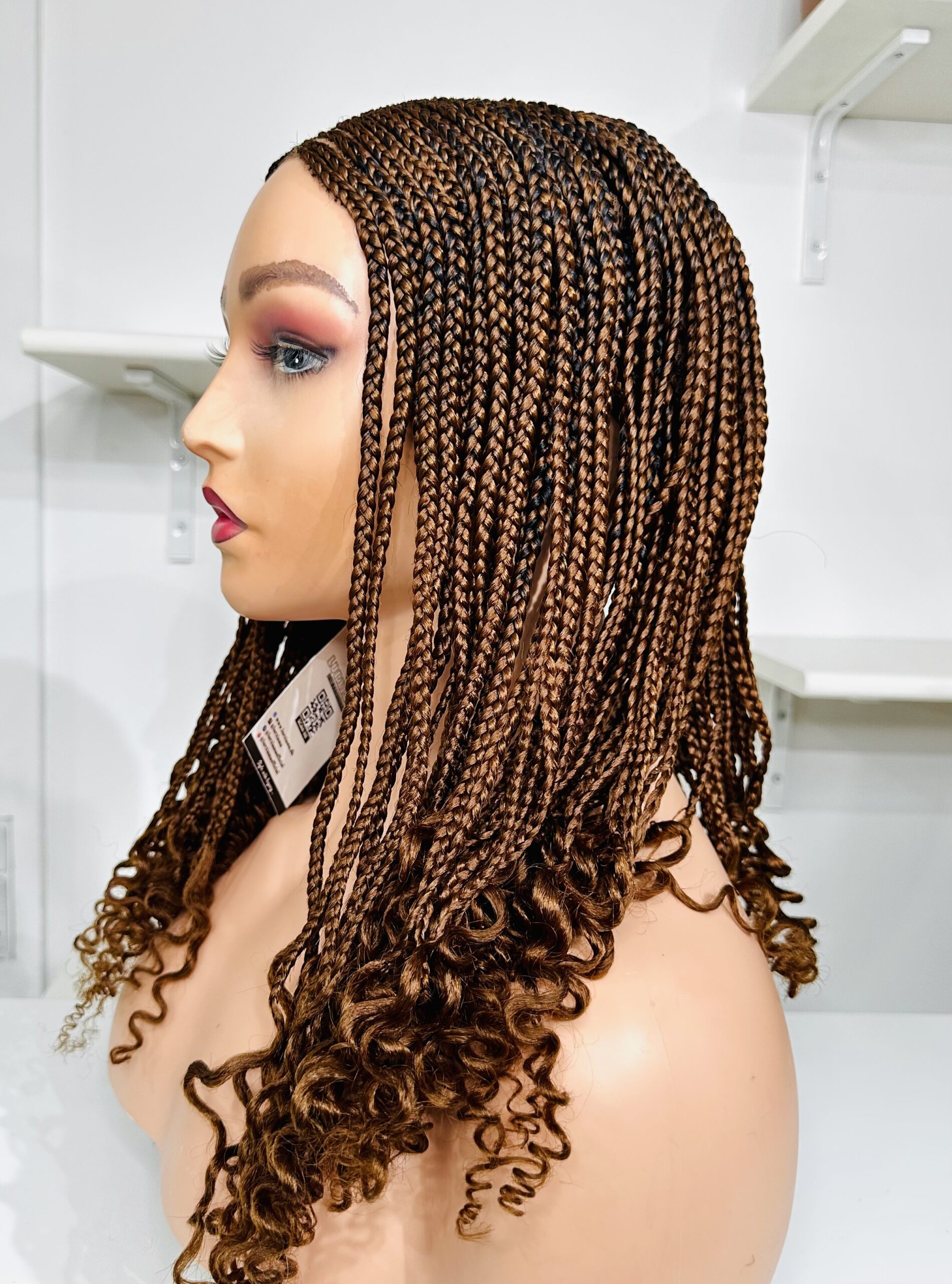 Glueless braided wig - Billede 2