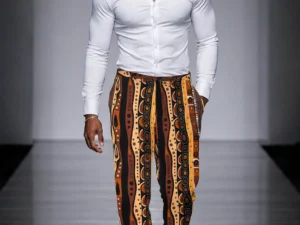 Troner African Print Trouser