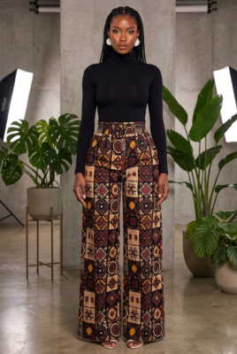AfroChic African Print Trousers