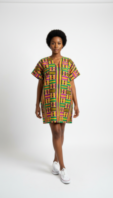 Toke African print gown