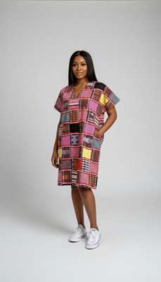 Ankara Print Gown