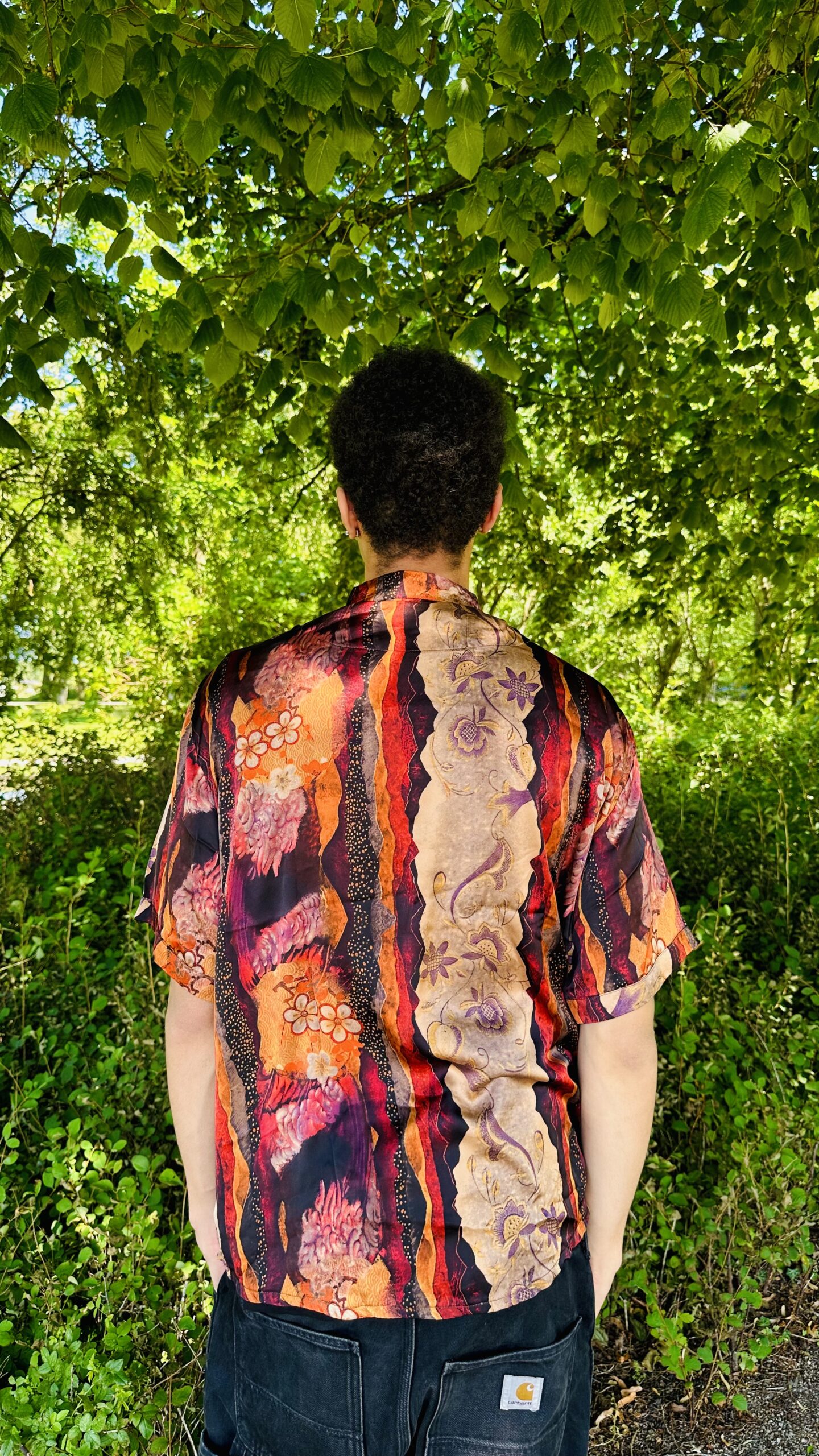 Men Silk Shirt - Billede 2