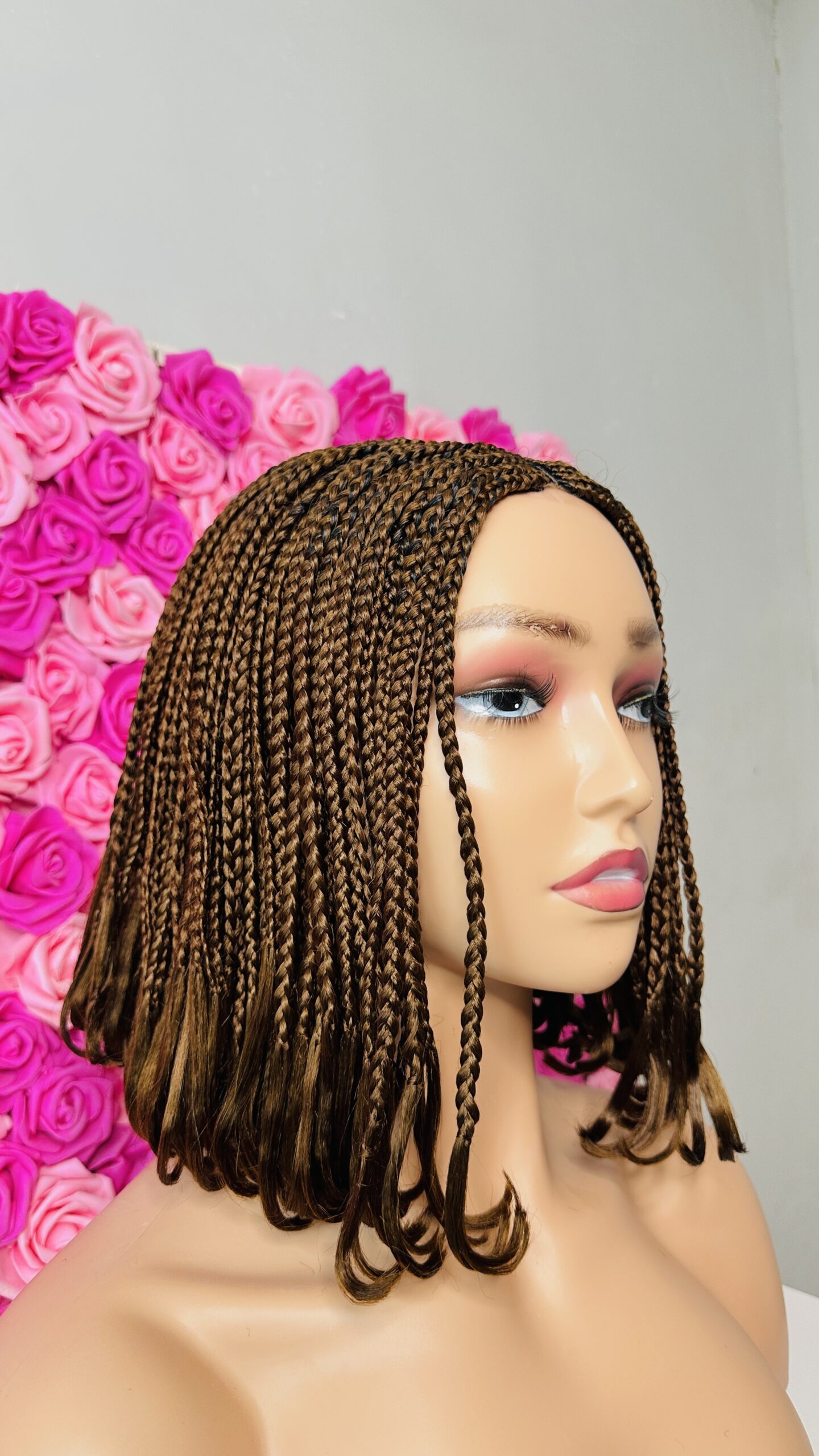 Braided wig golden - Billede 3