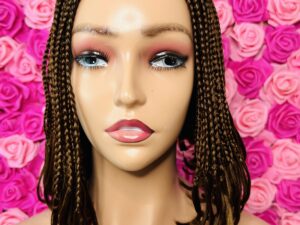 Alternative view of Braided wig golden