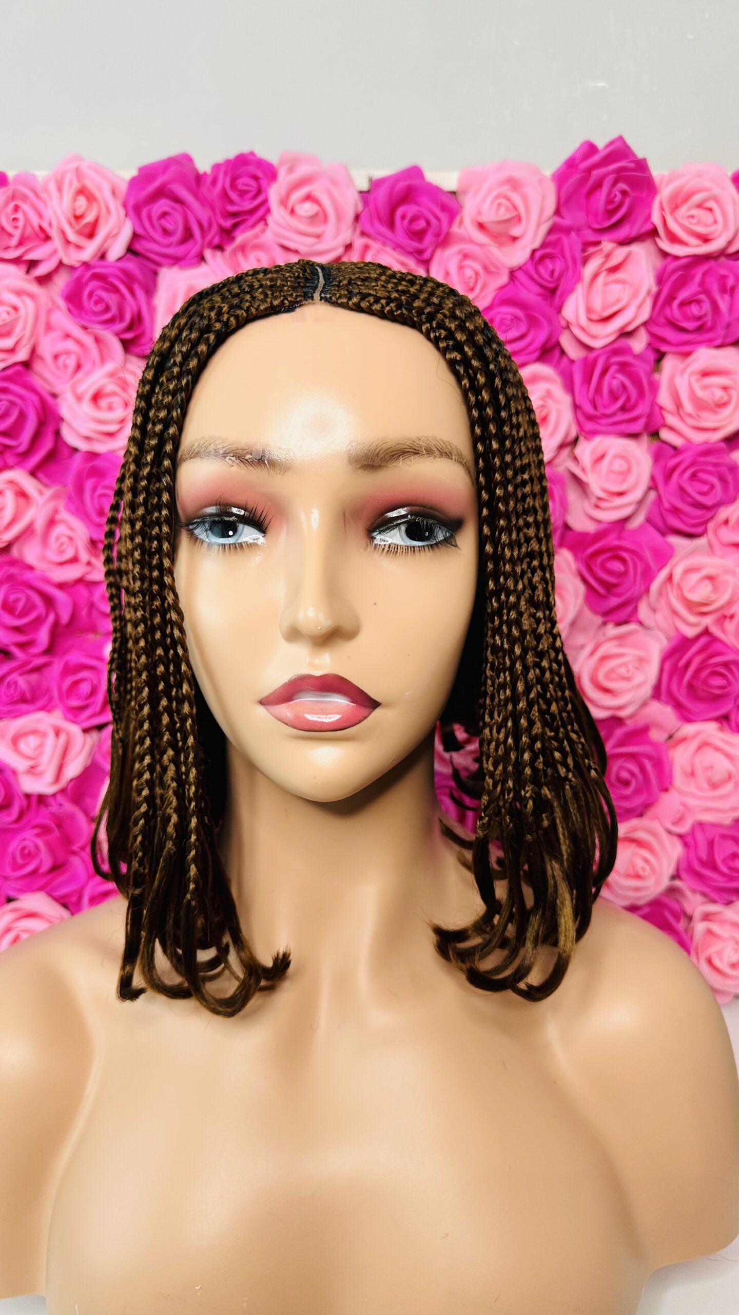 Braided wig golden
