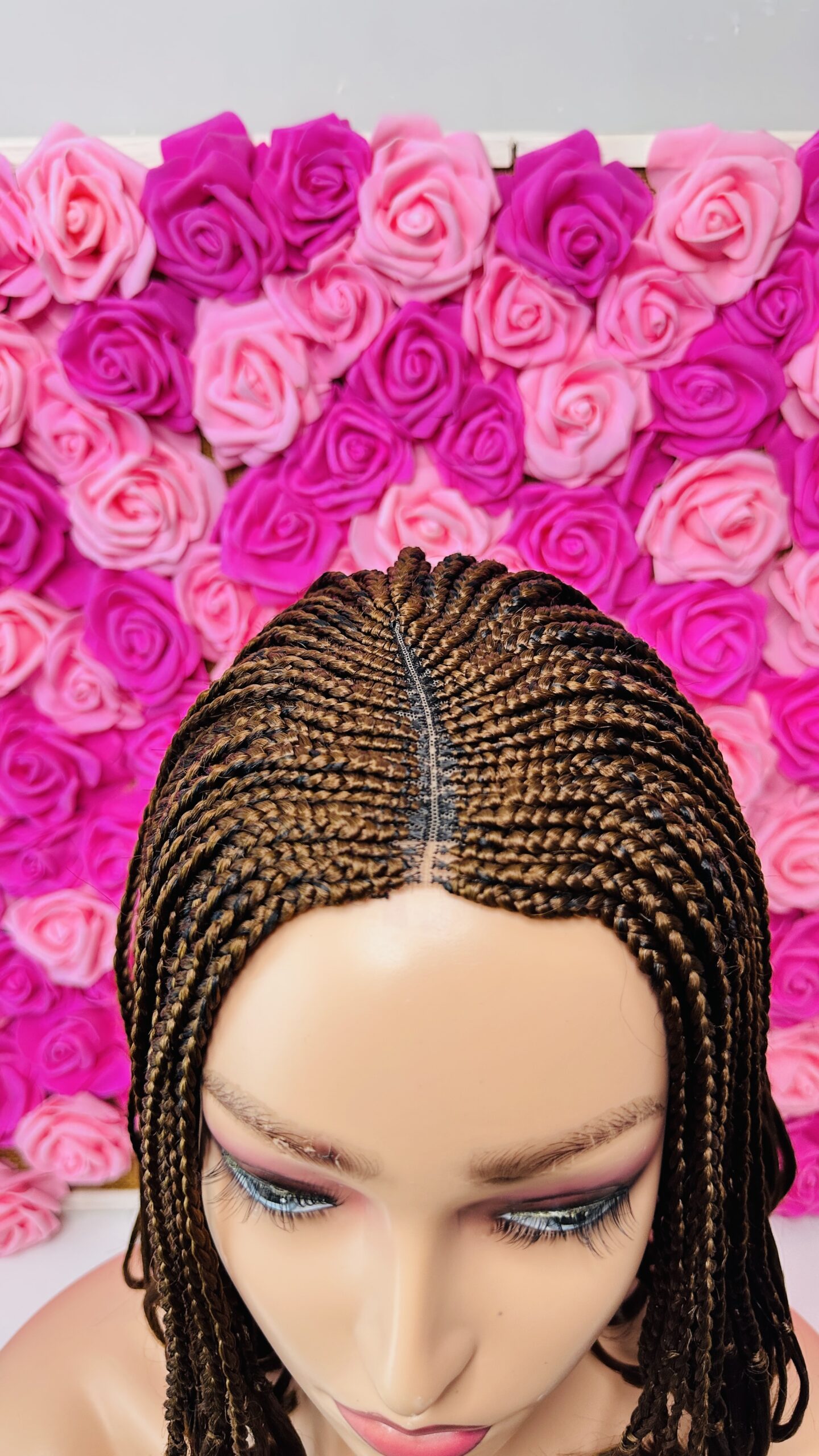 Braided wig golden - Billede 4