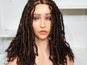 Kinky braided wig