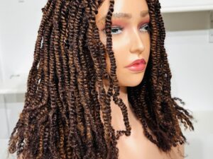 Kinky braided wig - Billede 3