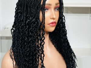 Alternative view of French curls braided wig