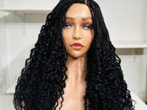 Mix braided wig