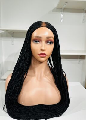 Swanzy long braided wig.