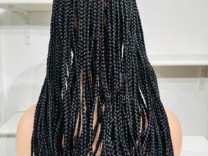 Swanzy long braided wig. - Billede 4