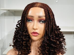 Alternative view of Browny braided wig