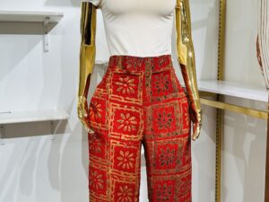 Adire trouser. Anike