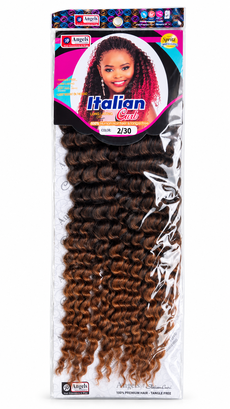 Angels Italian Curl Hair Extensions - Billede 2